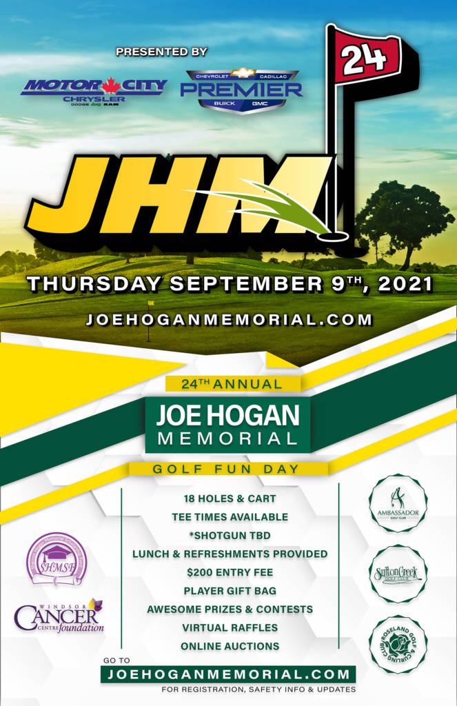 Joe Hogan Memorial Golf Tournament WindsorEssex Premier Golf Tournament
